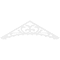 Ekena Millwork Pitch Genova Architectural Grade PVC Gable Pediment, 72"W x 21"H x 1"P (7/12) GPP072X021X100GEN - alternate 4